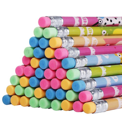 HB紅木鉛筆帶橡皮 專為小學生設計的原木無毒性文化用品套裝